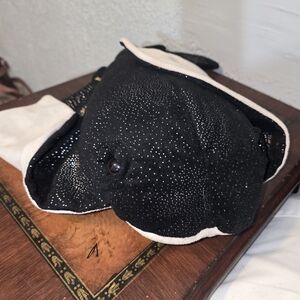 Black Cownose Stuffed Stingray Build A Bear Plush Silver Spots St Louis Zoo